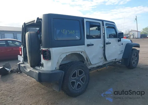 2016 Jeep Wrangler Unlimited Sport Rhd z USA, uszkodzony, nr VIN 1C4BJWKG1GL336798